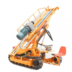 HW50 electric power hammer Rotary crawler dth drilling rig