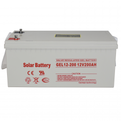 Solar Gel Battery 12V 200Ah 110% Power  57kg Net Weight