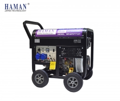 Japanディーゼル発電機 HAMAN POWER: 10KVA Diesel generator, 100% Power, All cooper wire alternator, Moveable and Portable