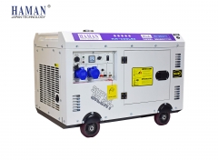 Japan HAMAN ディーゼル発電機POWER:10KVA SILENT Diesel Generator，Air-cooled