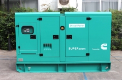 POWER:44KVA CUMMINS SUPER Silent Diesel Generator,intelligent control system
