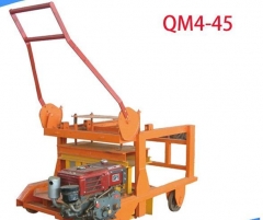 QM4-45 Diesel mobile concrete block making machine