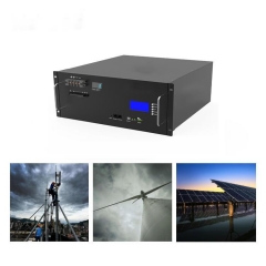4U 48V 150Ah Solar Energy Storage Telecom Base Station  Lifepo4 Battery Pack