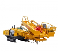 HW12M Construction works  foundation micropiles hydraulic rotary pneumatic rock bolt drilling rig