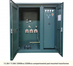 ZGS-2000/13.2 13.2kV 2000kva compartmental pad mounted transformer