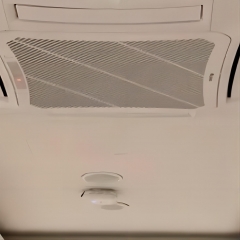 air conditioner chilled water ceiling mounted cassette type fan coil unit FCU for central cooling system